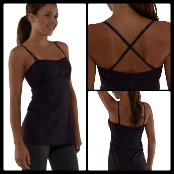 Lululemon Ariel Tank - Black Swan - Size 8 - Picture 1 of 8